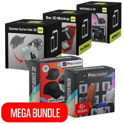 EcloMockup — Procreate + CBOs 3D Mega Bundle