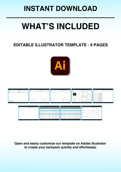 M1M4 Starter Pack + Techpack Template