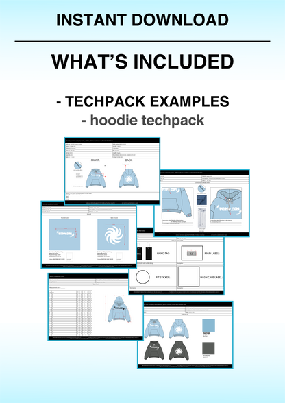 M1M4 Starter Pack + Techpack Template